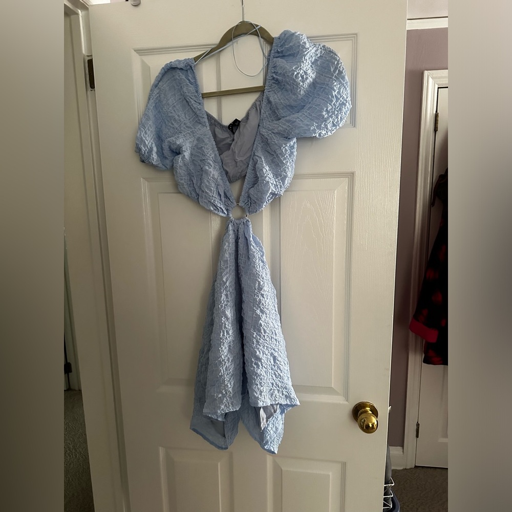 Baby Blue Romper